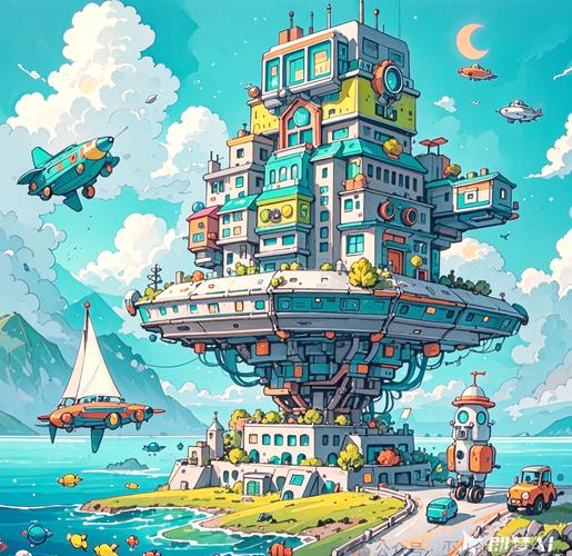 未来交通科技绘画大赛:智能城市新愿景